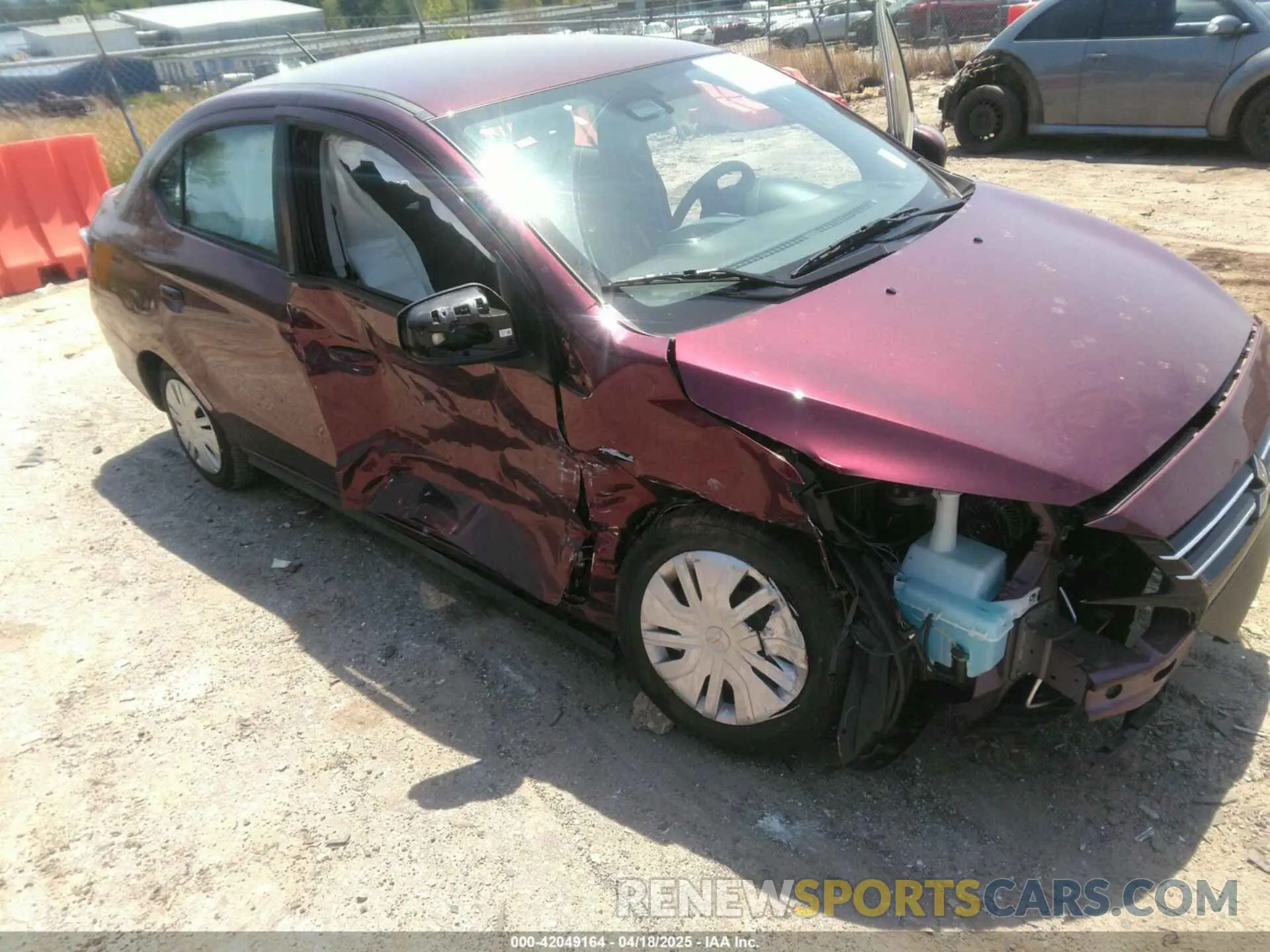 6 fotografías del automóvil dañado ML32FUFJ1RHF13714 MITSUBISHI MIRAGE G4 2024