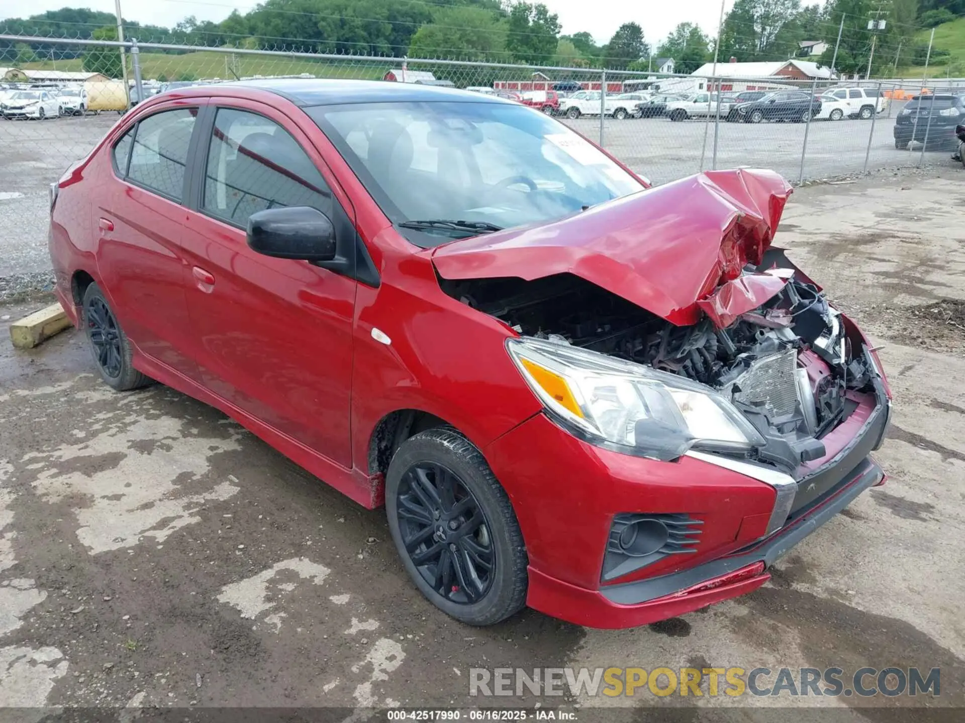1 fotografías del automóvil dañado ML32FUFJ2RHF10773 MITSUBISHI MIRAGE G4 2024