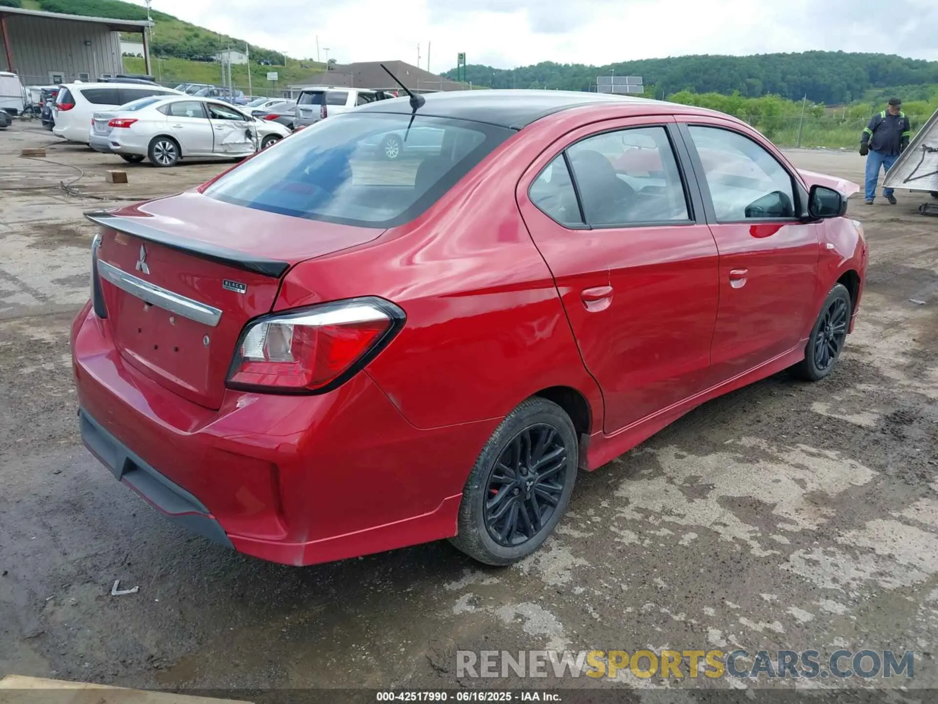 4 fotografías del automóvil dañado ML32FUFJ2RHF10773 MITSUBISHI MIRAGE G4 2024