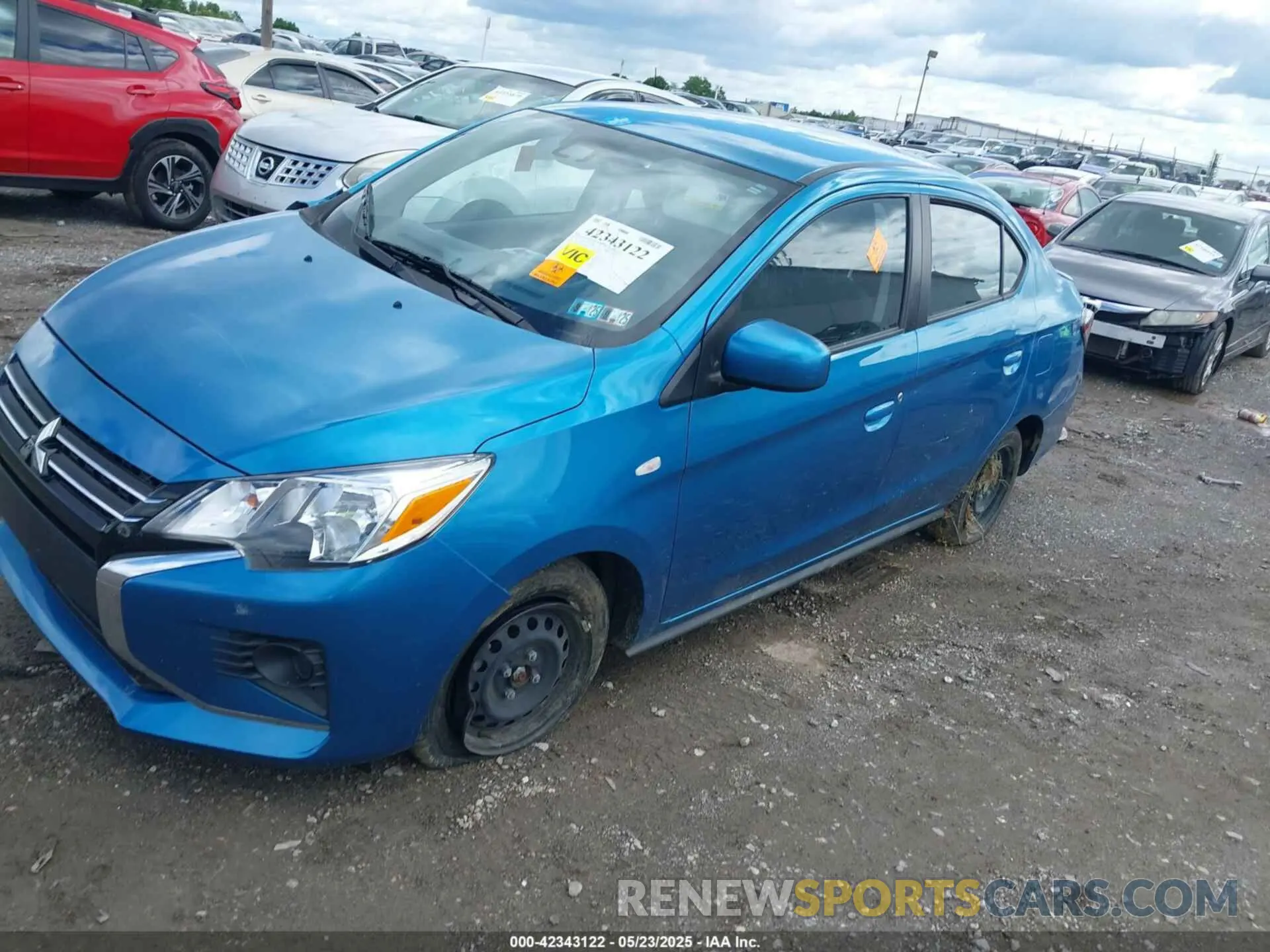 6 fotografías del automóvil dañado ML32FUFJ3RHF00981 MITSUBISHI MIRAGE G4 2024