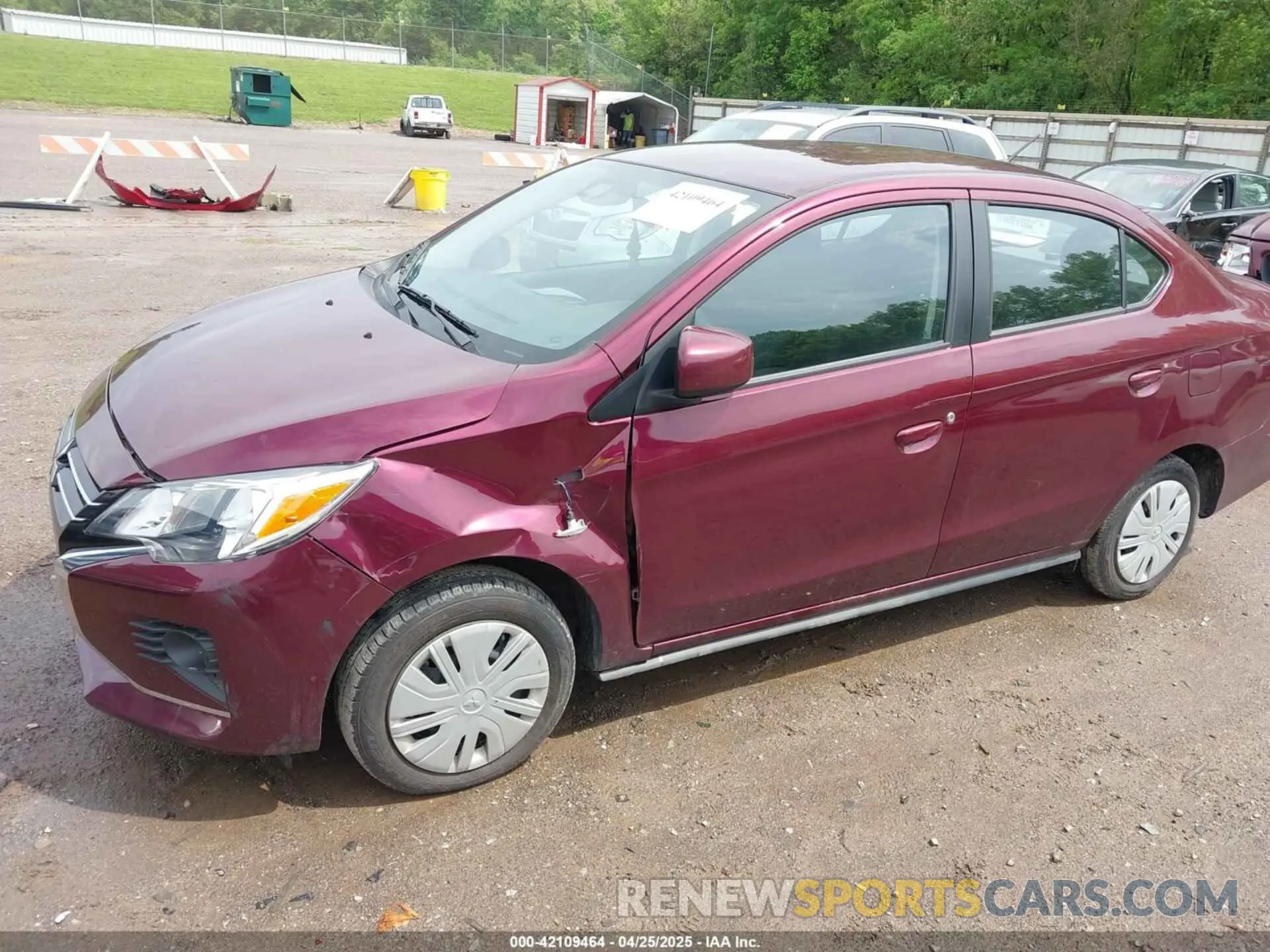 6 fotografías del automóvil dañado ML32FUFJ4RHF02299 MITSUBISHI MIRAGE G4 2024