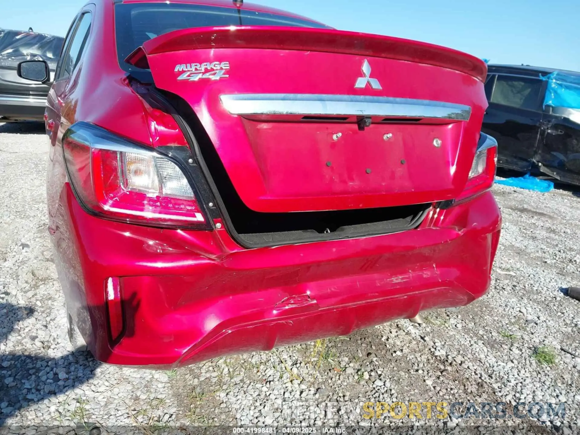 6 fotografías del automóvil dañado ML32FUFJ5RHF06006 MITSUBISHI MIRAGE G4 2024