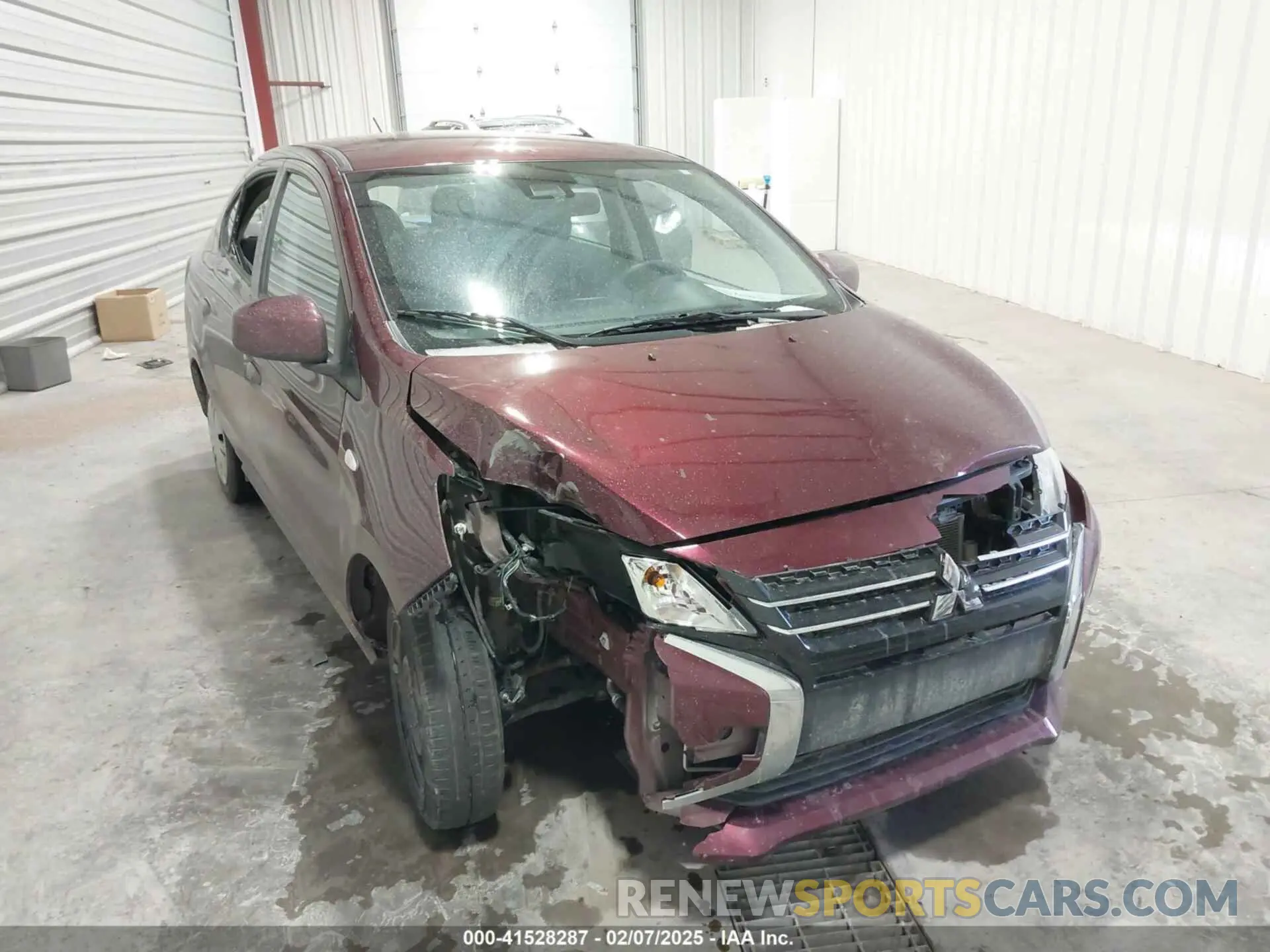 6 fotografías del automóvil dañado ML32FUFJ8RHF08445 MITSUBISHI MIRAGE G4 2024