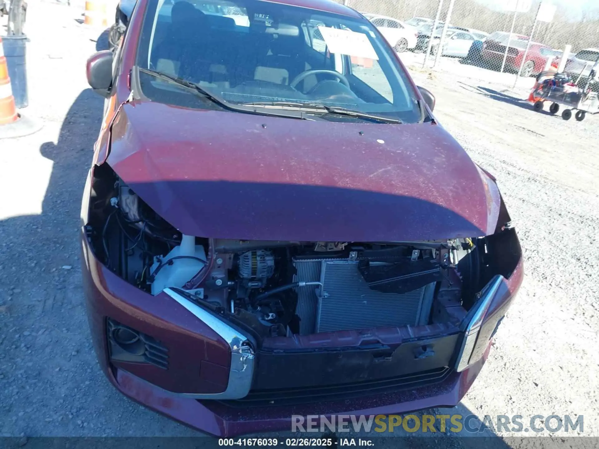 12 fotografías del automóvil dañado ML32FUFJ8RHF16898 MITSUBISHI MIRAGE G4 2024
