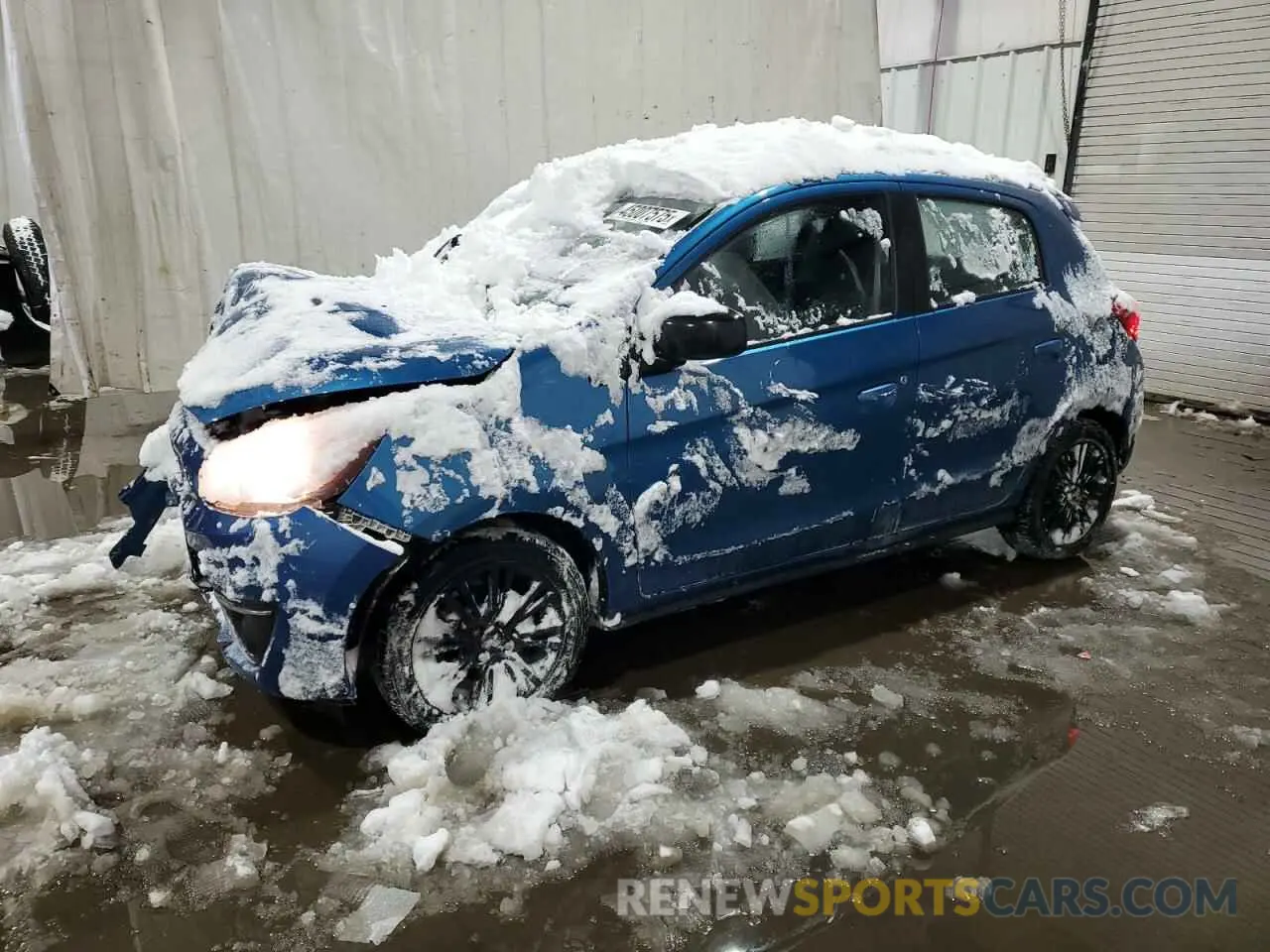 1 fotografías del automóvil dañado ML32A5HJ0KH007540 MITSUBISHI MIRAGE LE 2019