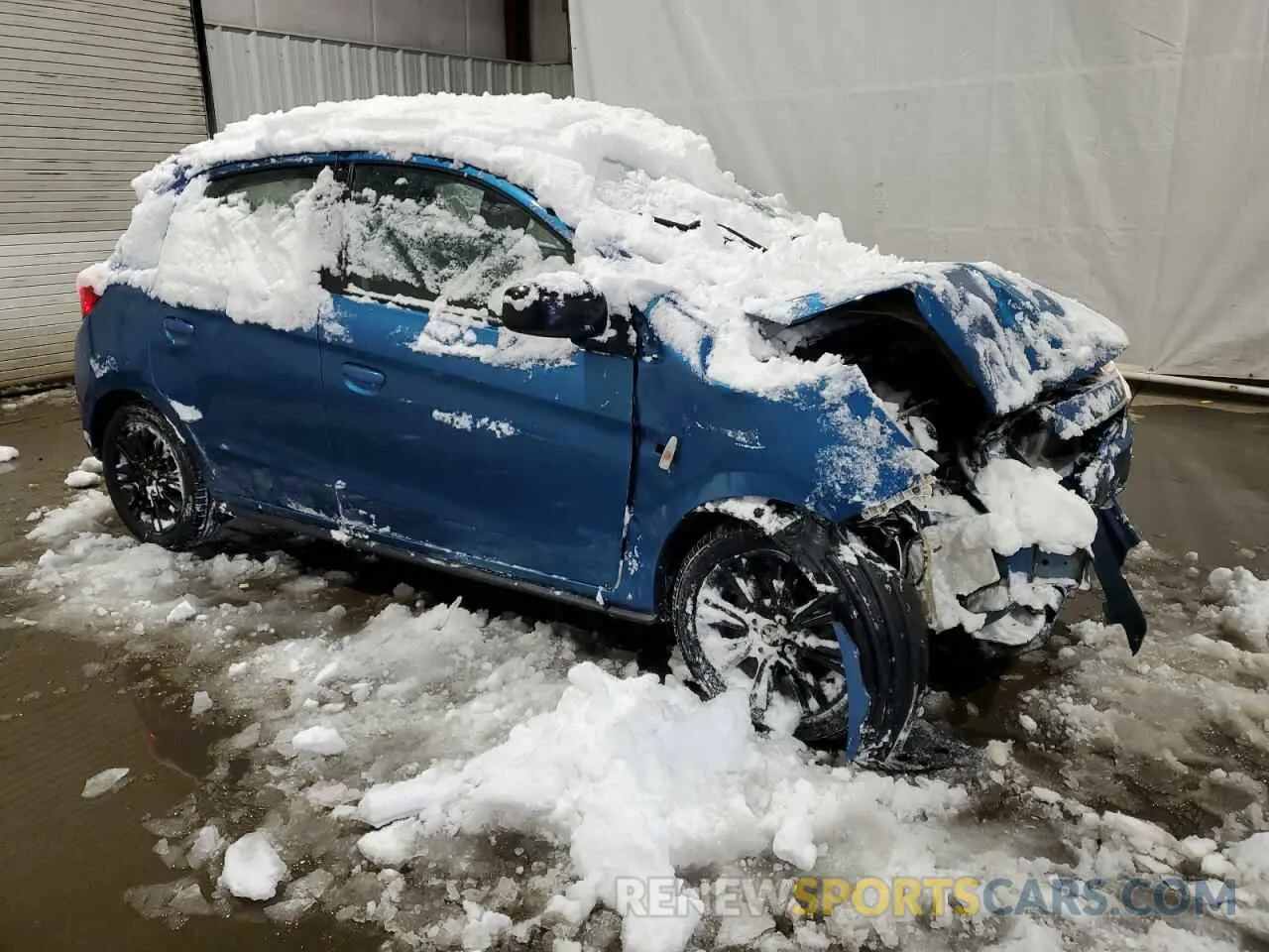 4 fotografías del automóvil dañado ML32A5HJ0KH007540 MITSUBISHI MIRAGE LE 2019