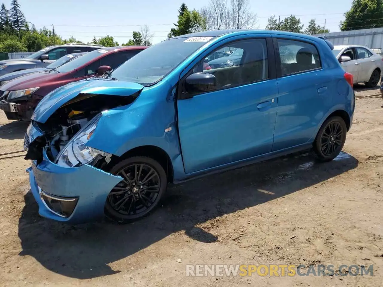 1 fotografías del automóvil dañado ML32A5HJ1KH010186 MITSUBISHI MIRAGE LE 2019