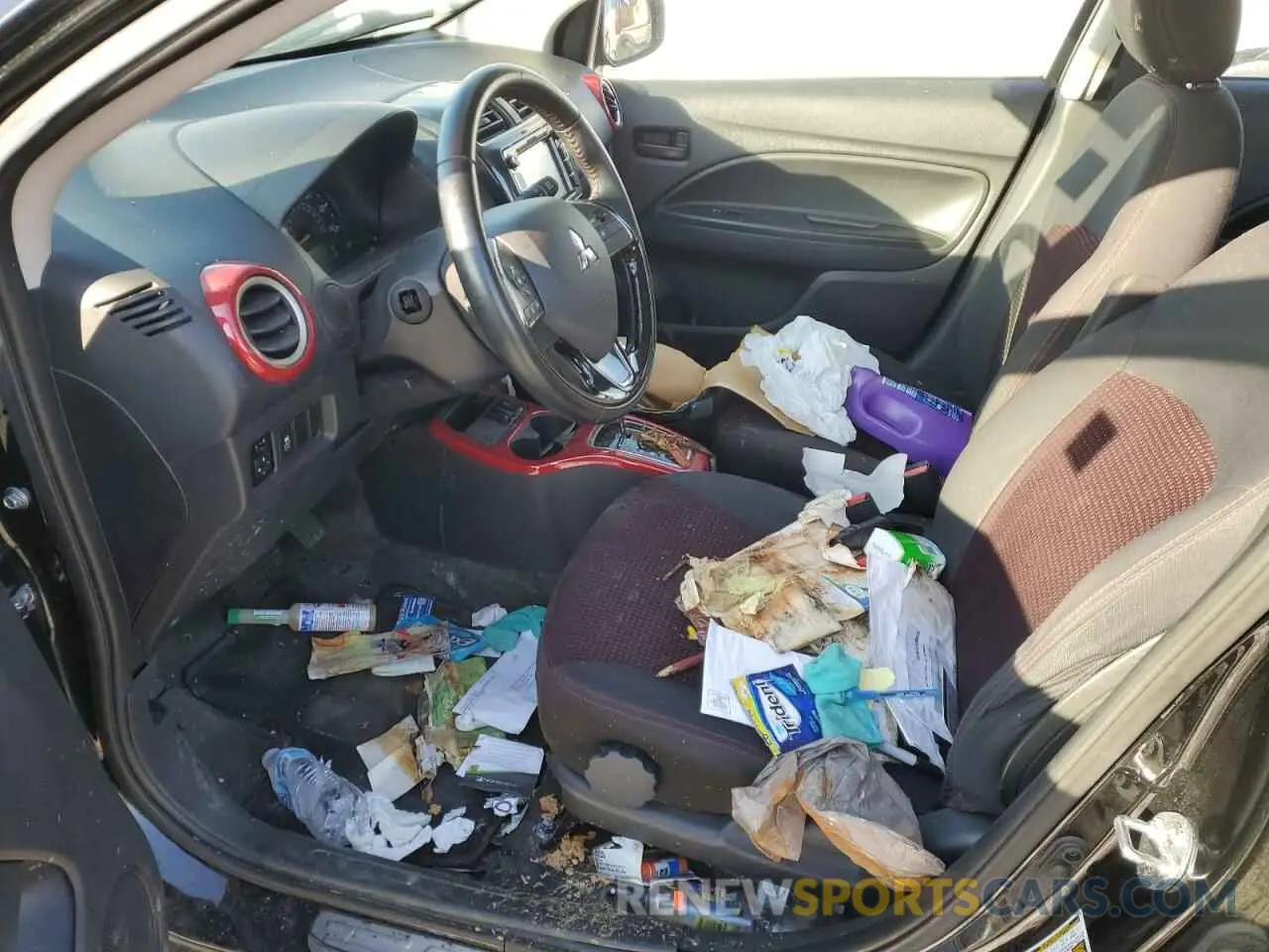7 fotografías del automóvil dañado ML32A5HJ2KH002288 MITSUBISHI MIRAGE LE 2019