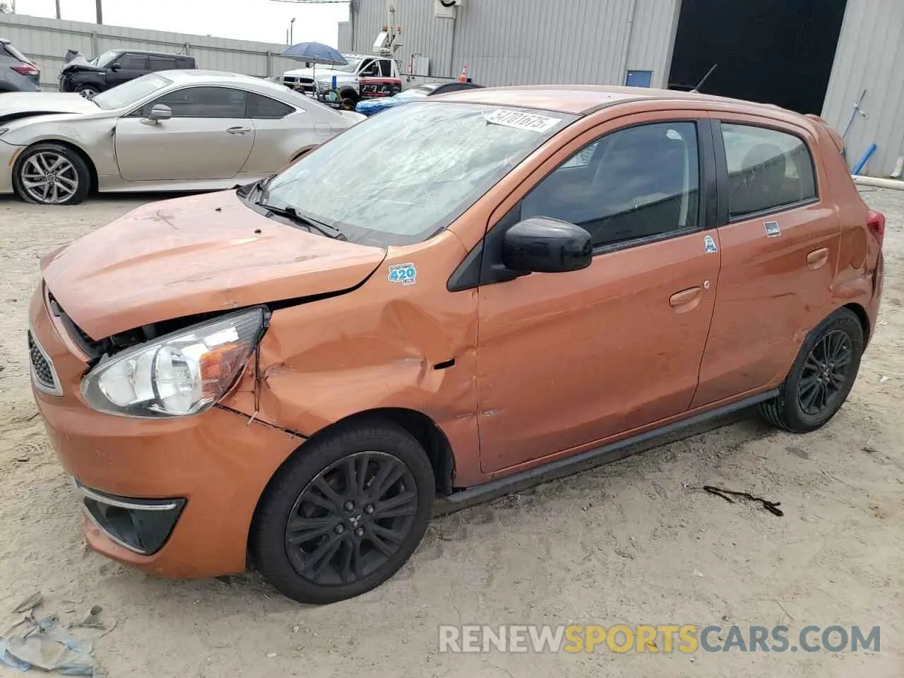 1 fotografías del automóvil dañado ML32A5HJ3KH011386 MITSUBISHI MIRAGE LE 2019