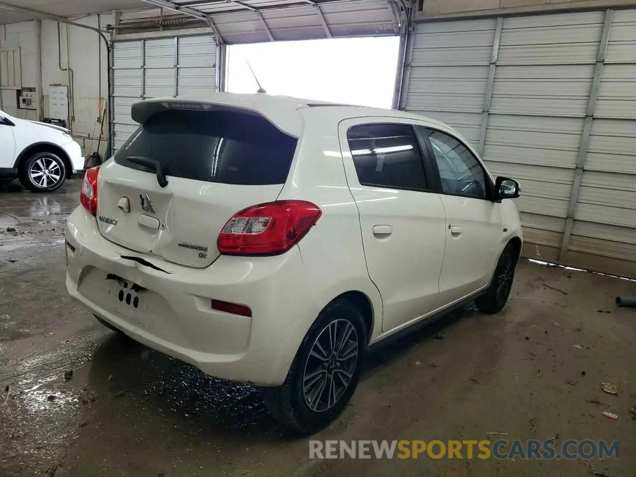 3 fotografías del automóvil dañado ML32A5HJ8KH007169 MITSUBISHI MIRAGE LE 2019