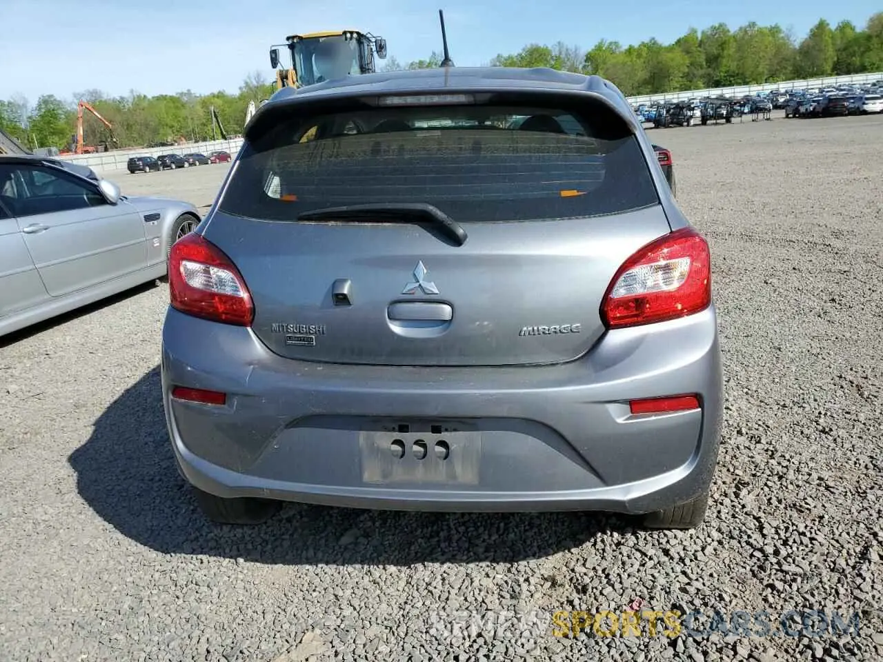 6 fotografías del automóvil dañado ML32A5HJ9KH015488 MITSUBISHI MIRAGE LE 2019