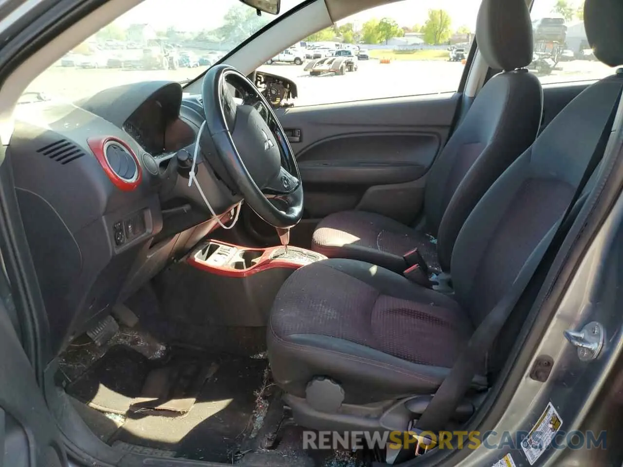 7 fotografías del automóvil dañado ML32A5HJ9KH015488 MITSUBISHI MIRAGE LE 2019