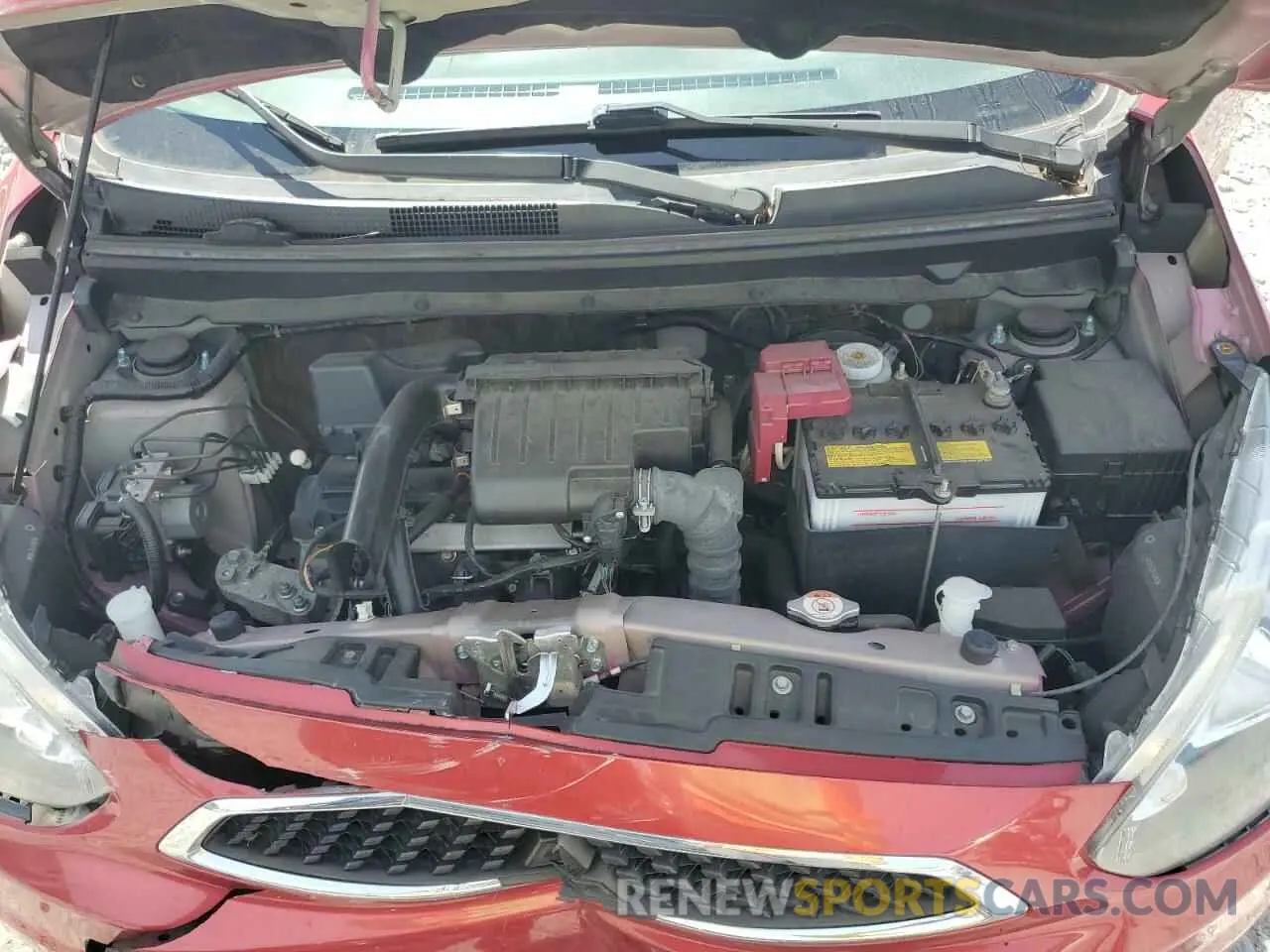 12 fotografías del automóvil dañado ML32A5HJXKH002524 MITSUBISHI MIRAGE LE 2019