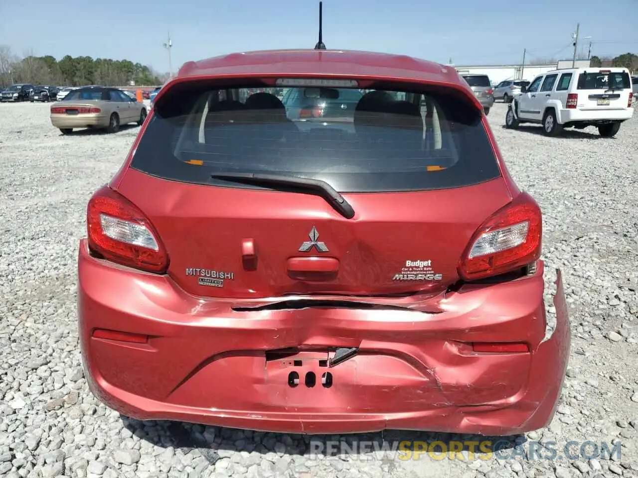 6 fotografías del automóvil dañado ML32A5HJXKH002524 MITSUBISHI MIRAGE LE 2019