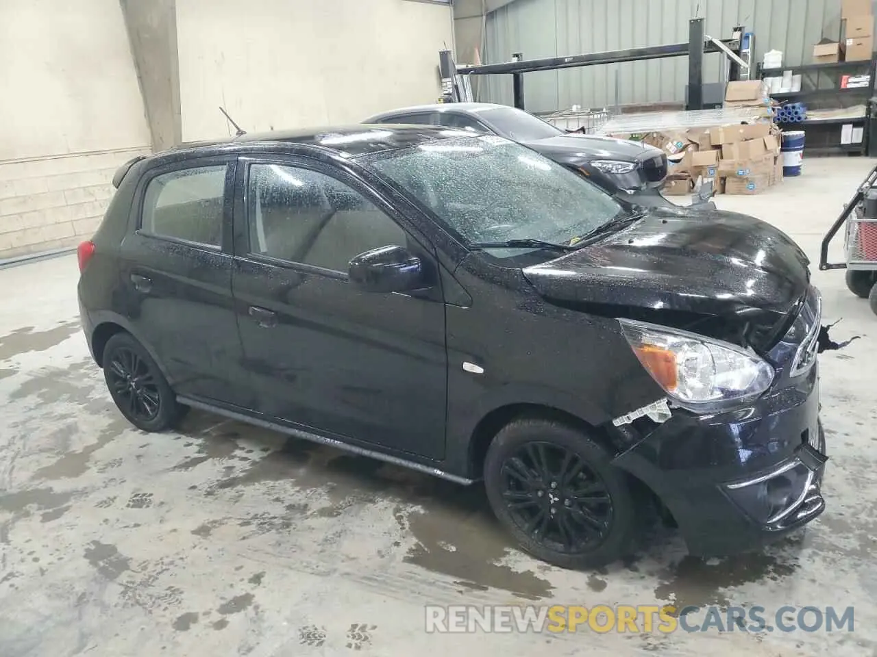 4 fotografías del automóvil dañado ML32A5HJ0LH010083 MITSUBISHI MIRAGE LE 2020
