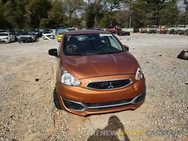 11 fotografías del automóvil dañado ML32A5HJ6LH004983 MITSUBISHI MIRAGE LE 2020