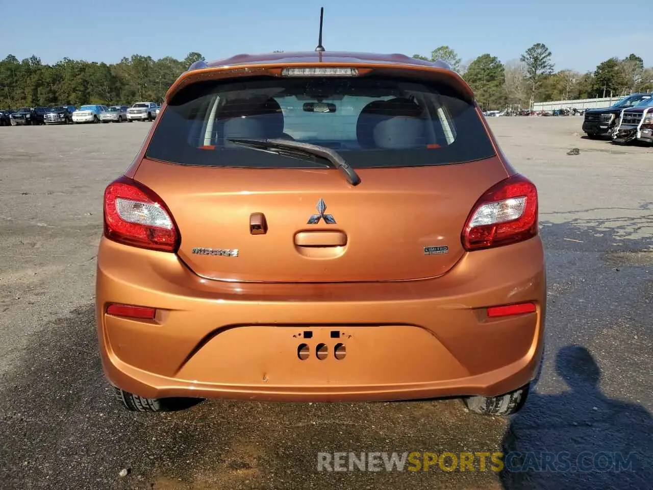 6 fotografías del automóvil dañado ML32A5HJ6LH004983 MITSUBISHI MIRAGE LE 2020