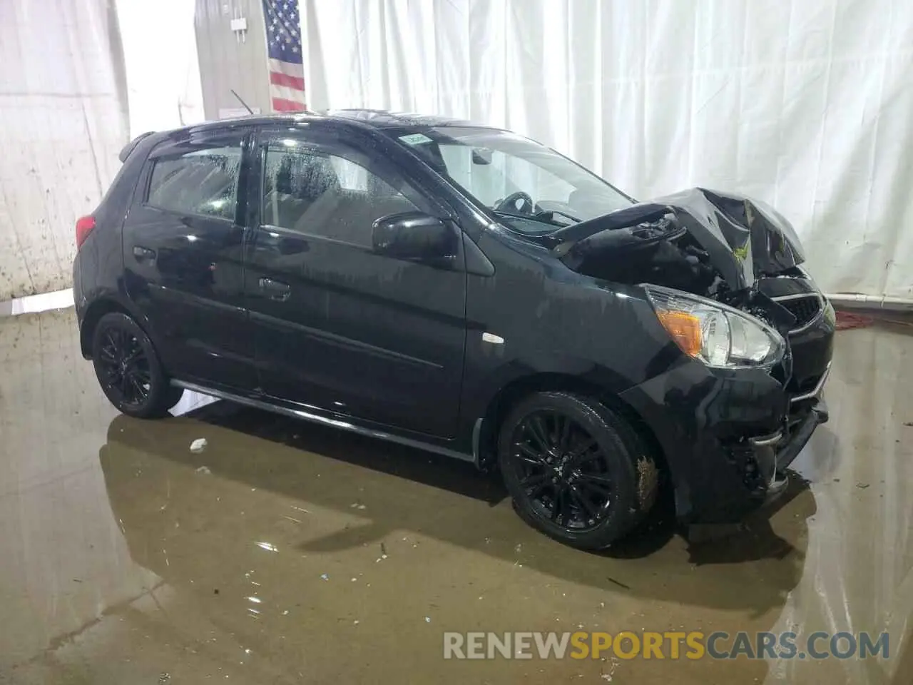4 fotografías del automóvil dañado ML32A5HJ7LH006760 MITSUBISHI MIRAGE LE 2020