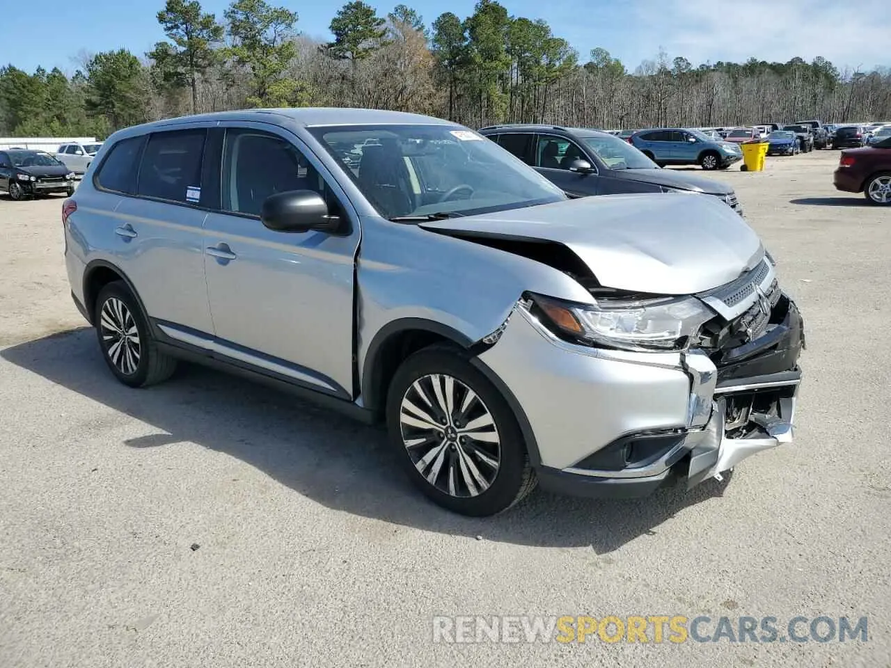 4 fotografías del automóvil dañado JA4AD2A30KJ000150 MITSUBISHI OUTLANDER 2019