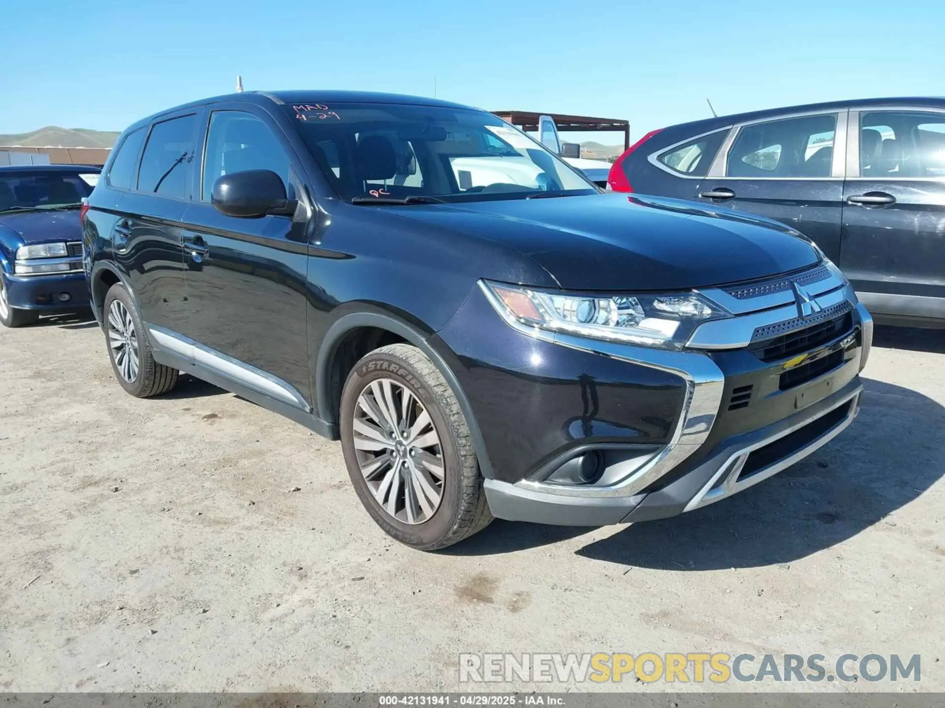 1 fotografías del automóvil dañado JA4AD2A32KJ002207 MITSUBISHI OUTLANDER 2019
