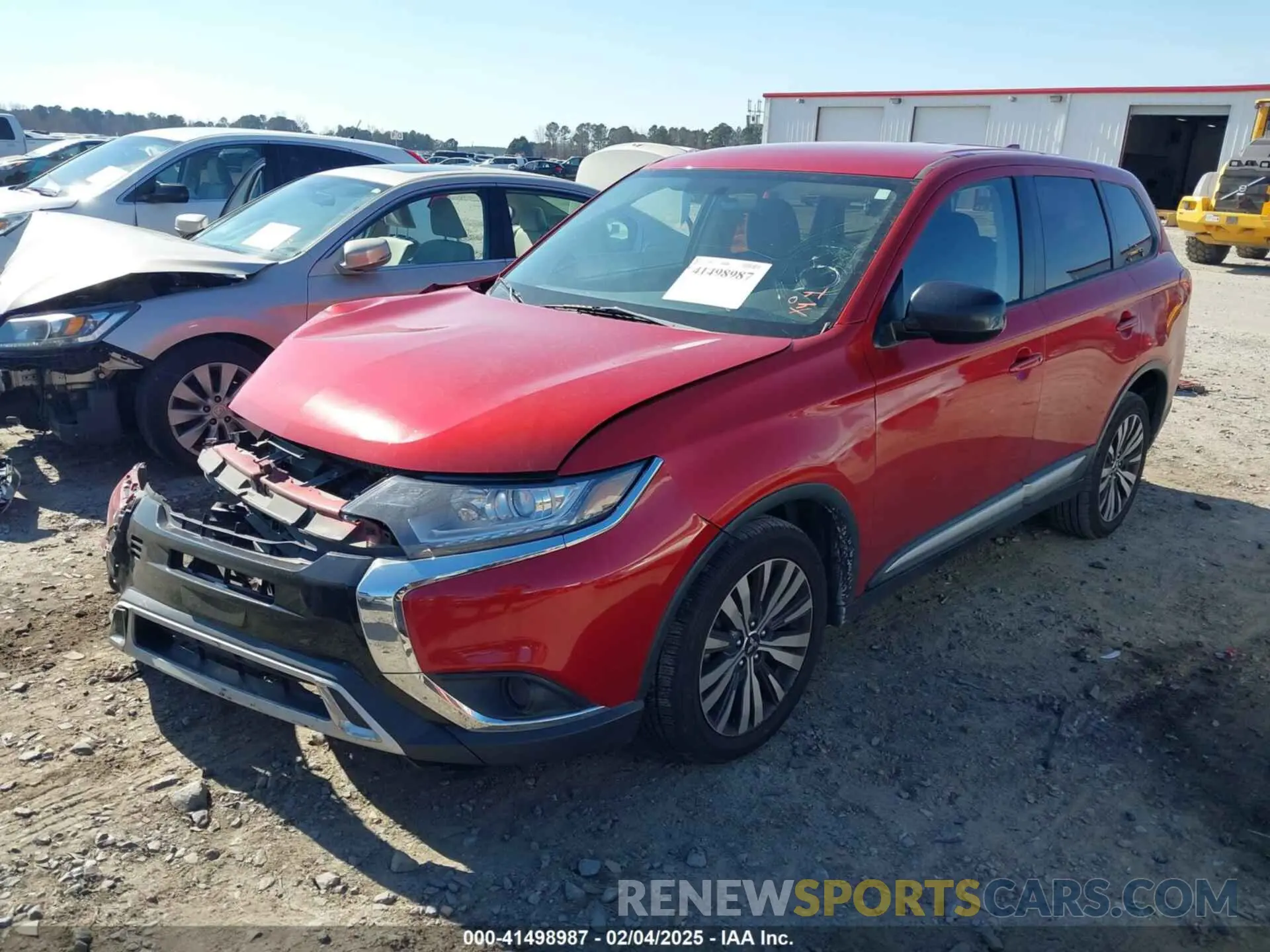 2 fotografías del automóvil dañado JA4AD2A33KZ026078 MITSUBISHI OUTLANDER 2019