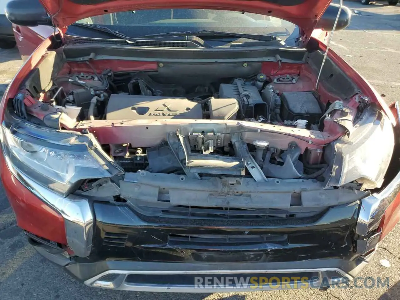 12 fotografías del automóvil dañado JA4AD2A36KZ055266 MITSUBISHI OUTLANDER 2019