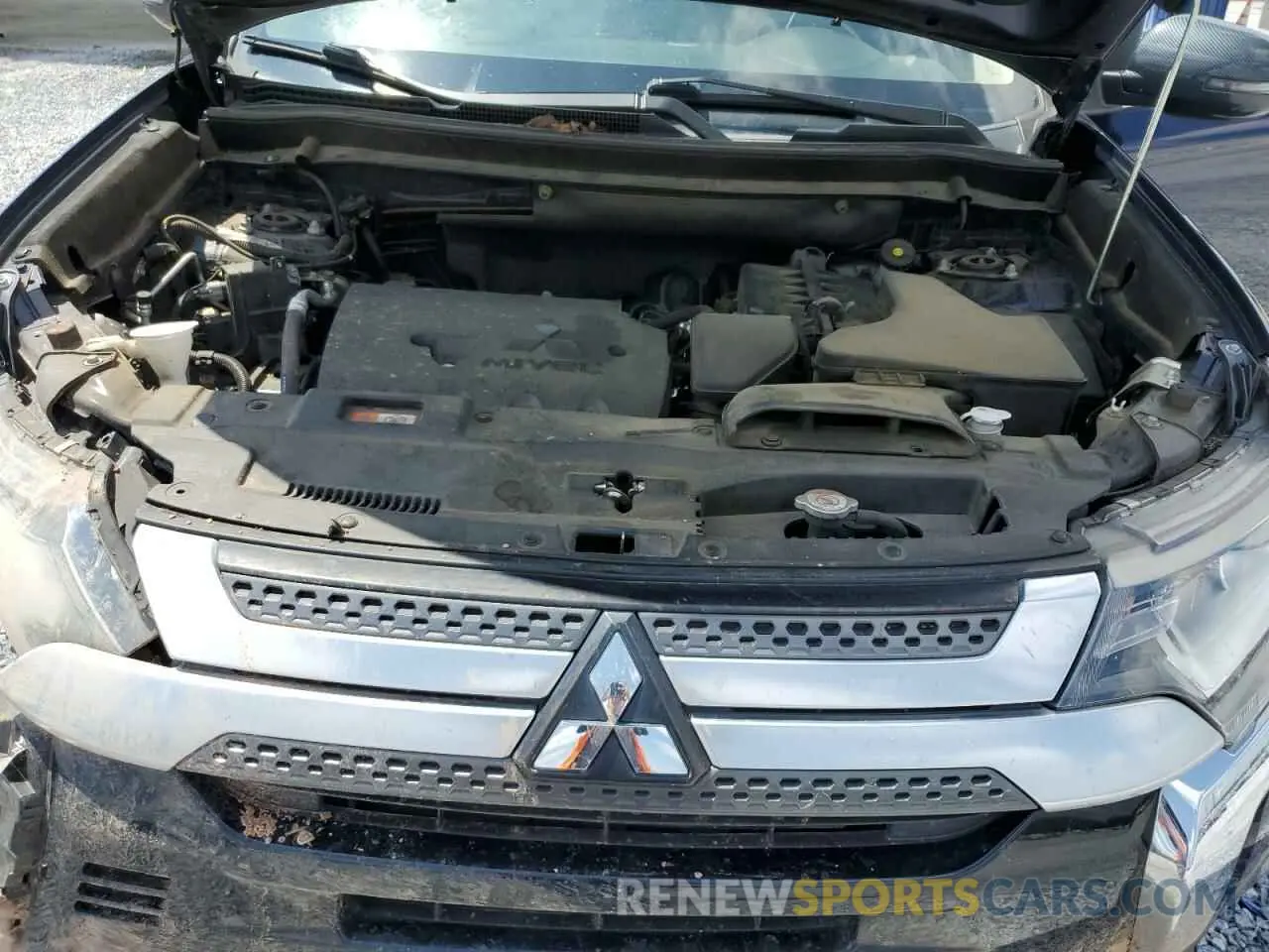12 fotografías del automóvil dañado JA4AD3A30KZ034757 MITSUBISHI OUTLANDER 2019