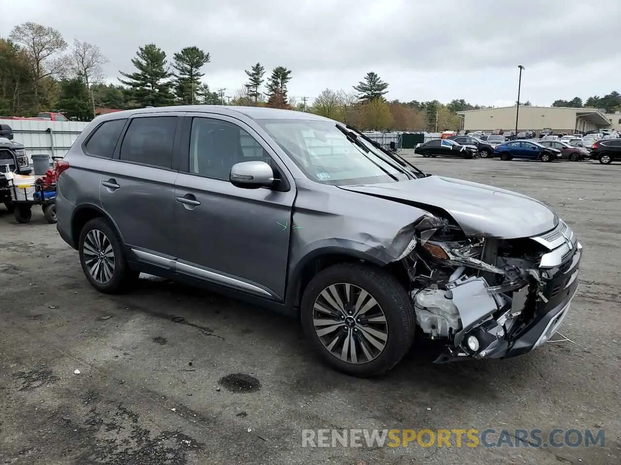 4 fotografías del automóvil dañado JA4AD3A31KZ011911 MITSUBISHI OUTLANDER 2019