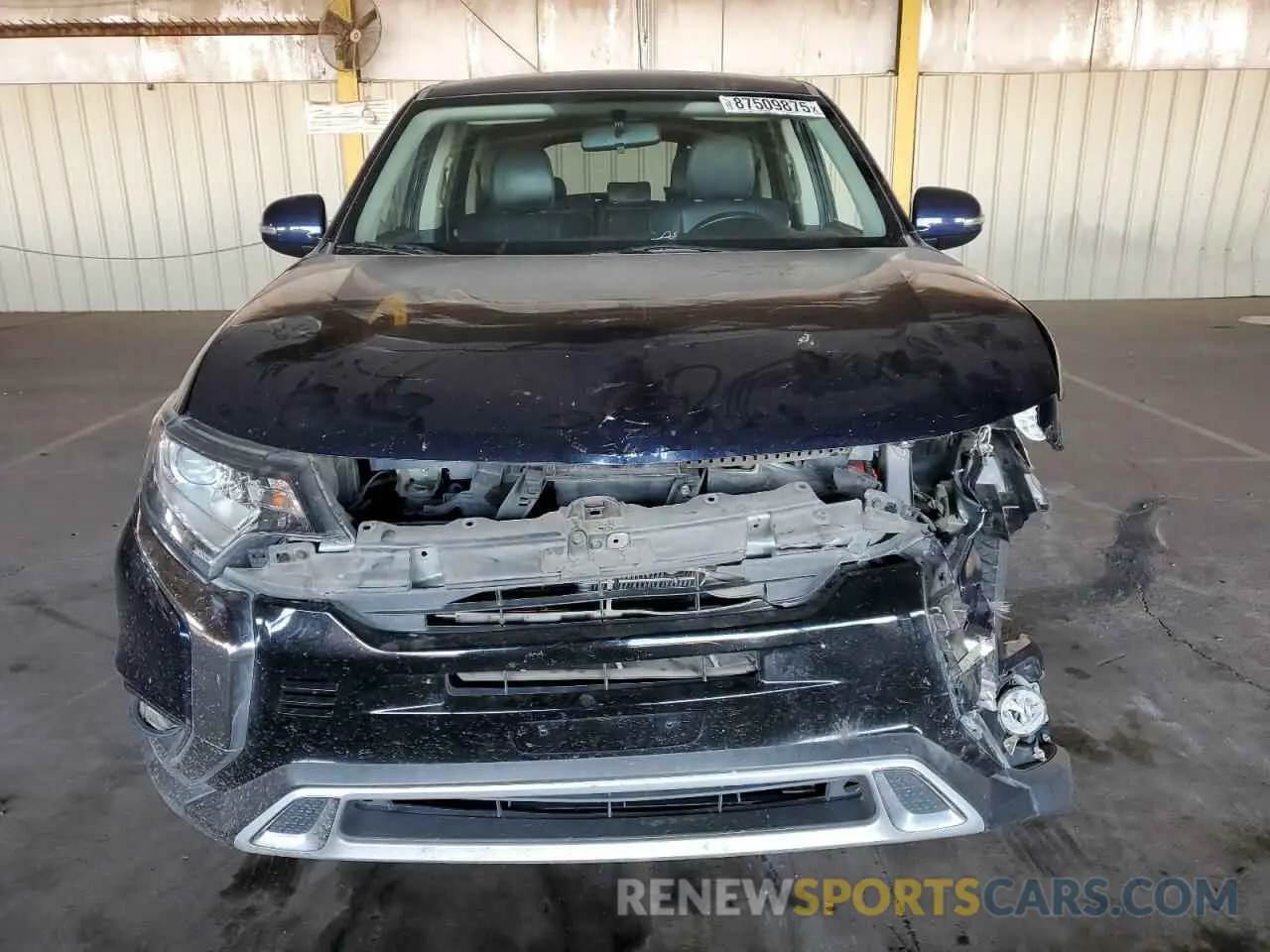 5 fotografías del automóvil dañado JA4AD3A35KZ045964 MITSUBISHI OUTLANDER 2019