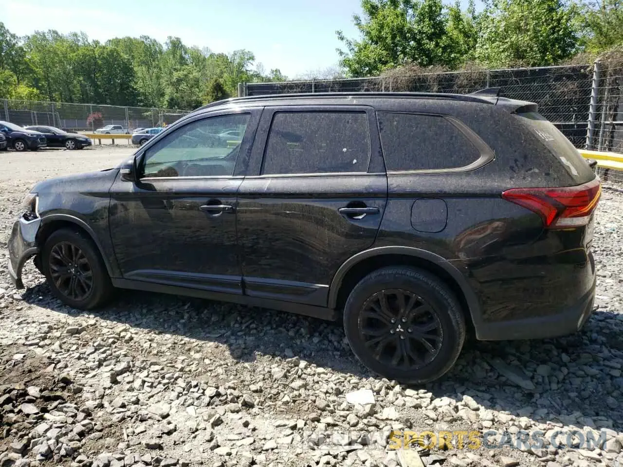 2 fotografías del automóvil dañado JA4AD3A36KZ028641 MITSUBISHI OUTLANDER 2019