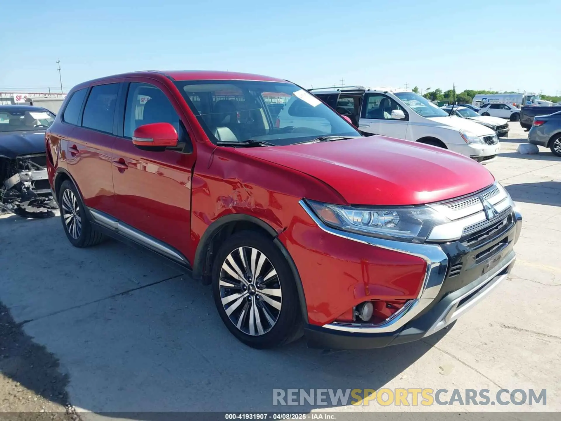 1 fotografías del automóvil dañado JA4AD3A37KZ055881 MITSUBISHI OUTLANDER 2019