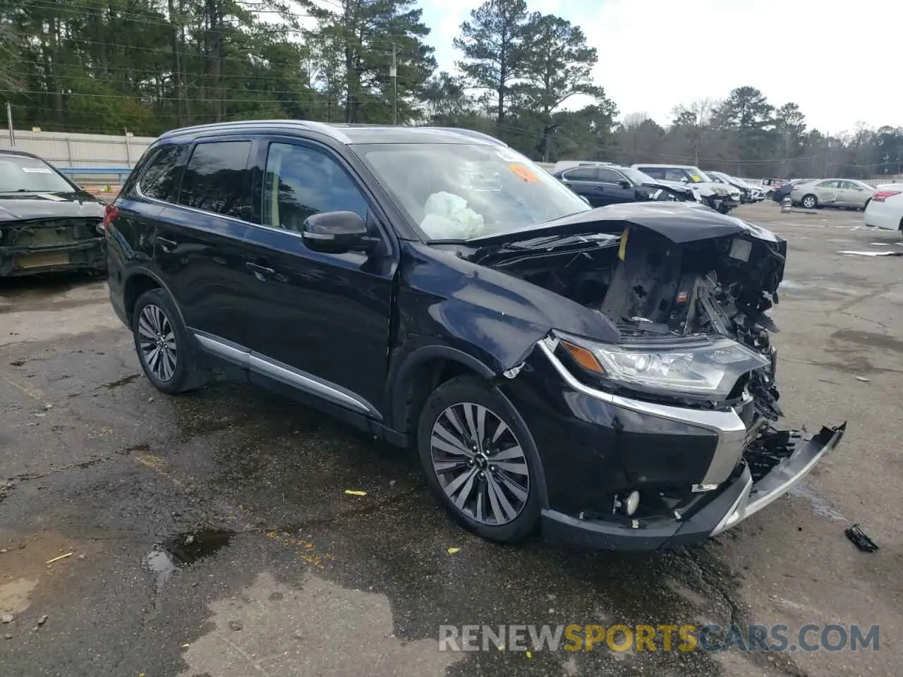 4 fotografías del automóvil dañado JA4AD3A39KZ027323 MITSUBISHI OUTLANDER 2019