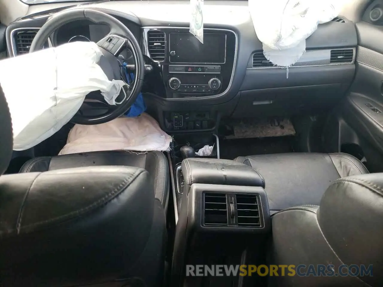 8 fotografías del automóvil dañado JA4AD3A39KZ027323 MITSUBISHI OUTLANDER 2019