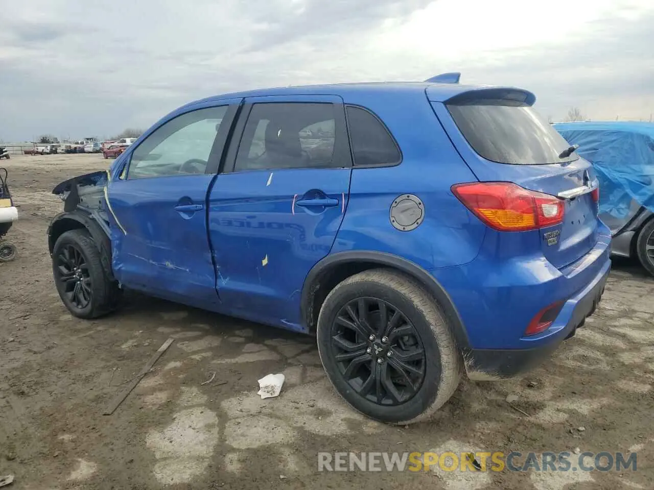 2 fotografías del automóvil dañado JA4AP3AU1KU023621 MITSUBISHI OUTLANDER 2019
