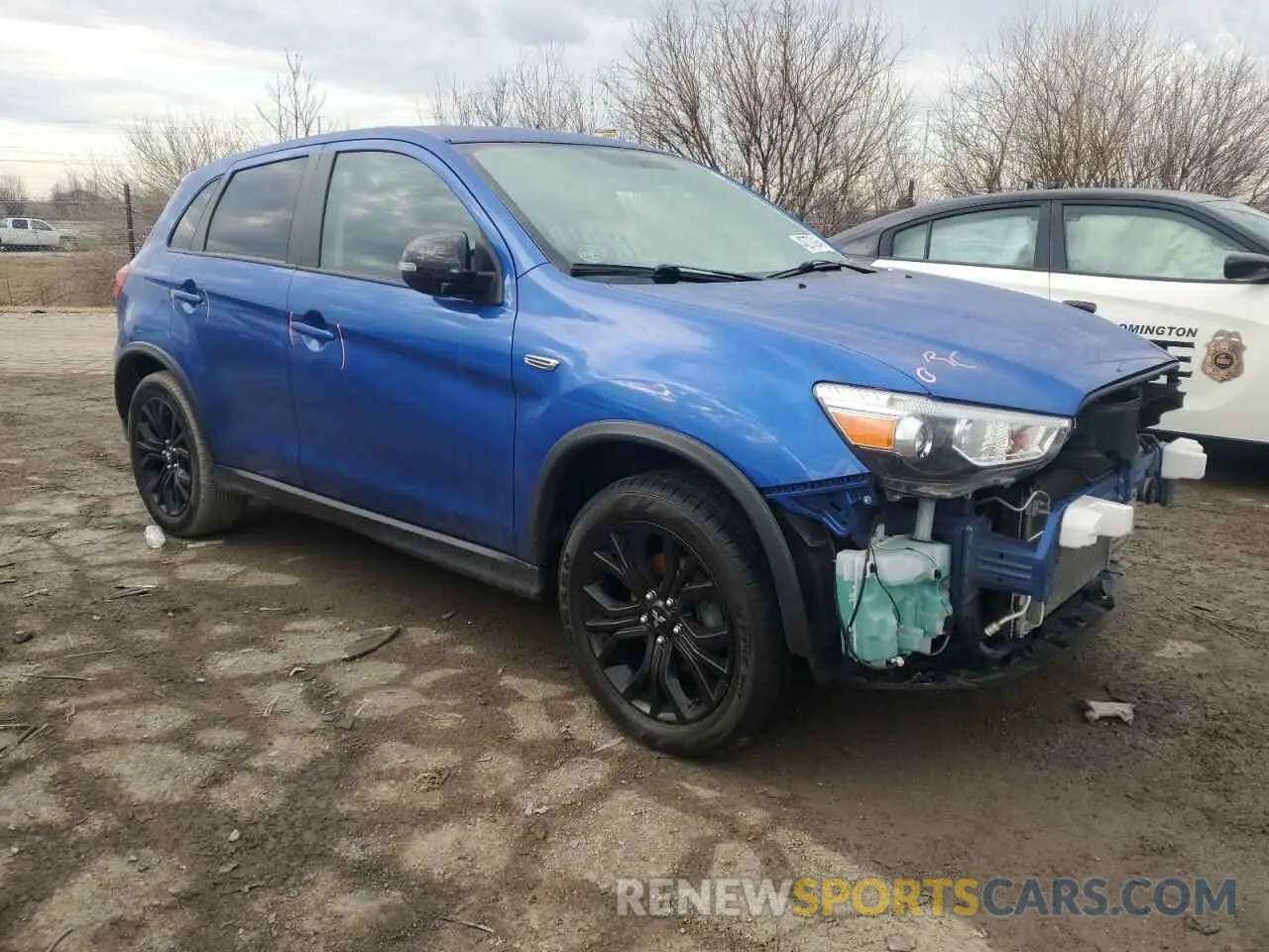 4 fotografías del automóvil dañado JA4AP3AU1KU023621 MITSUBISHI OUTLANDER 2019