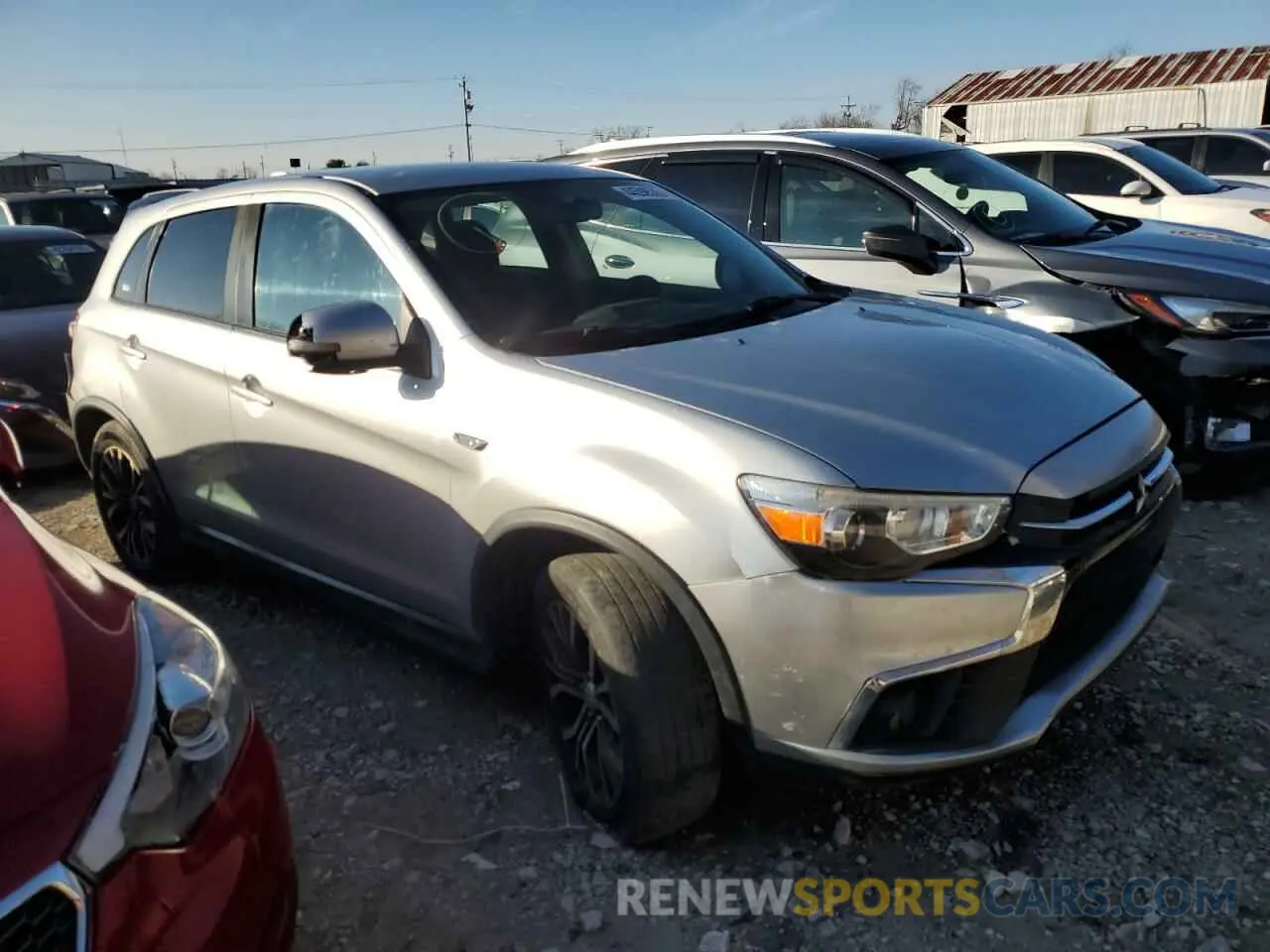 4 fotografías del automóvil dañado JA4AP3AU3KU022065 MITSUBISHI OUTLANDER 2019