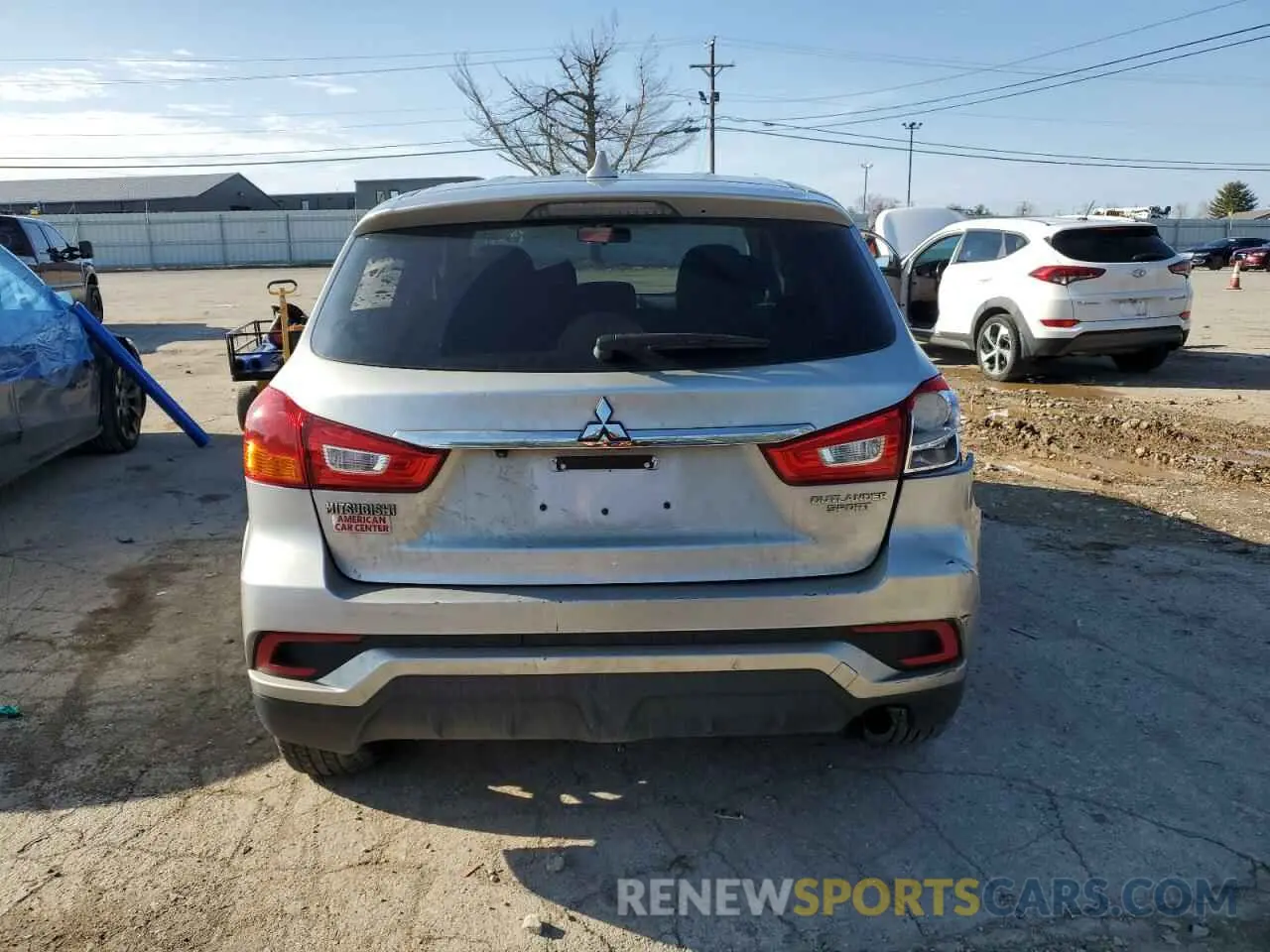 6 fotografías del automóvil dañado JA4AP3AU3KU022065 MITSUBISHI OUTLANDER 2019