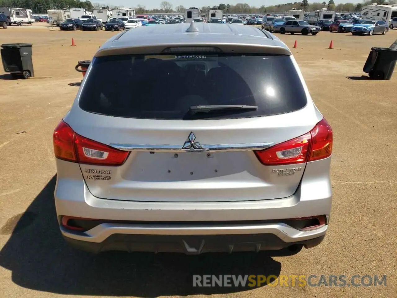 6 fotografías del automóvil dañado JA4AP3AU4KU011687 MITSUBISHI OUTLANDER 2019