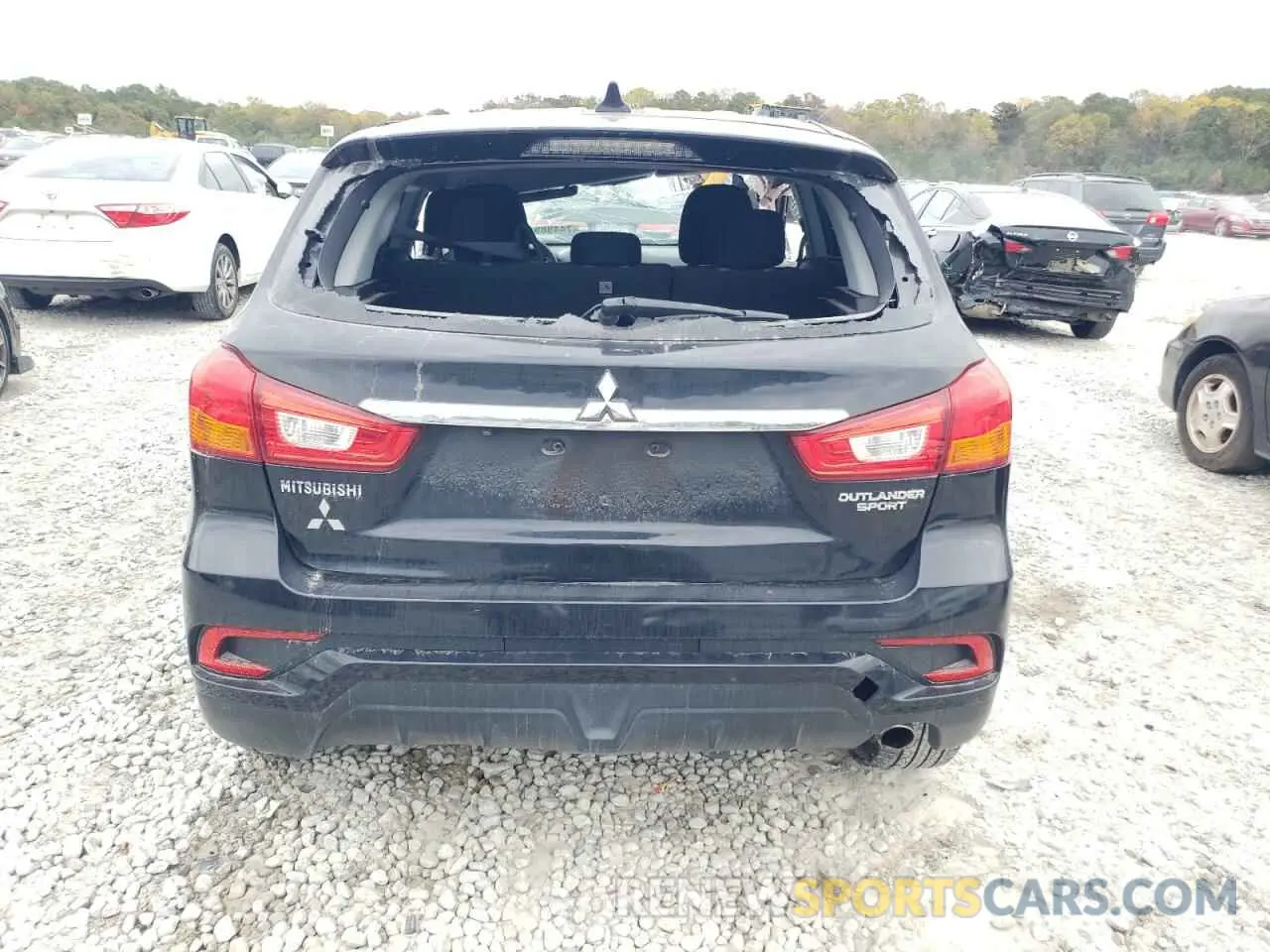 6 fotografías del automóvil dañado JA4AP3AU6KU019872 MITSUBISHI OUTLANDER 2019