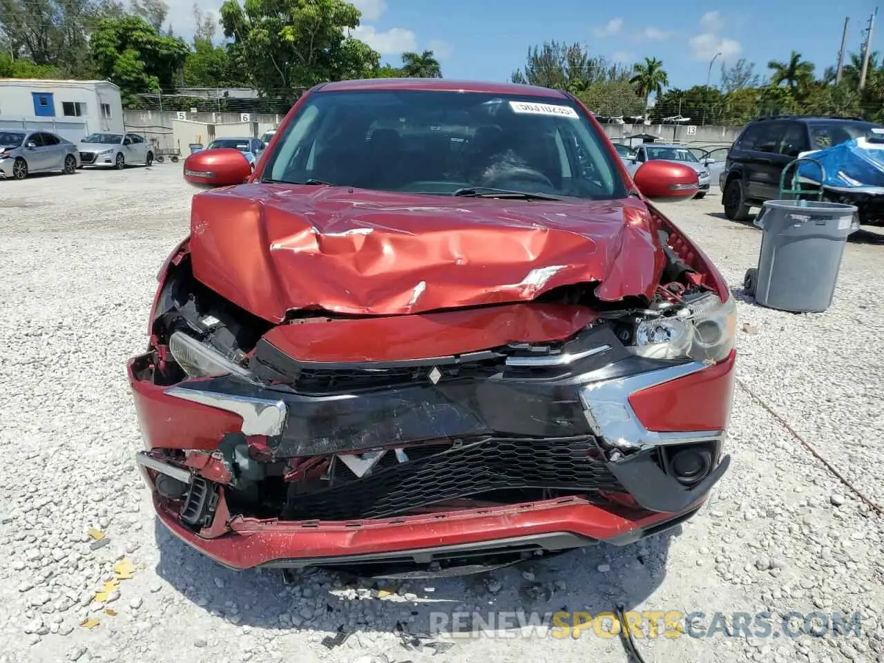 5 fotografías del automóvil dañado JA4AP3AU7KU006760 MITSUBISHI OUTLANDER 2019