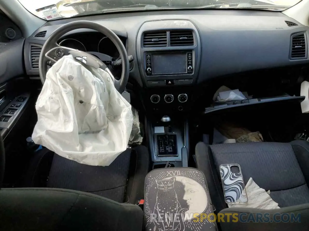 8 fotografías del automóvil dañado JA4AP3AU8KU017685 MITSUBISHI OUTLANDER 2019