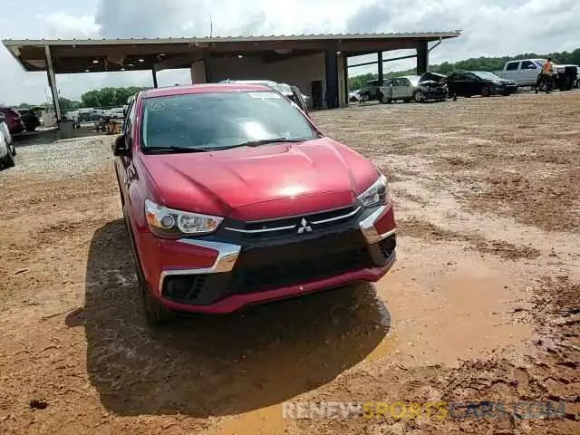 14 fotografías del automóvil dañado JA4AP3AU8KU021476 MITSUBISHI OUTLANDER 2019