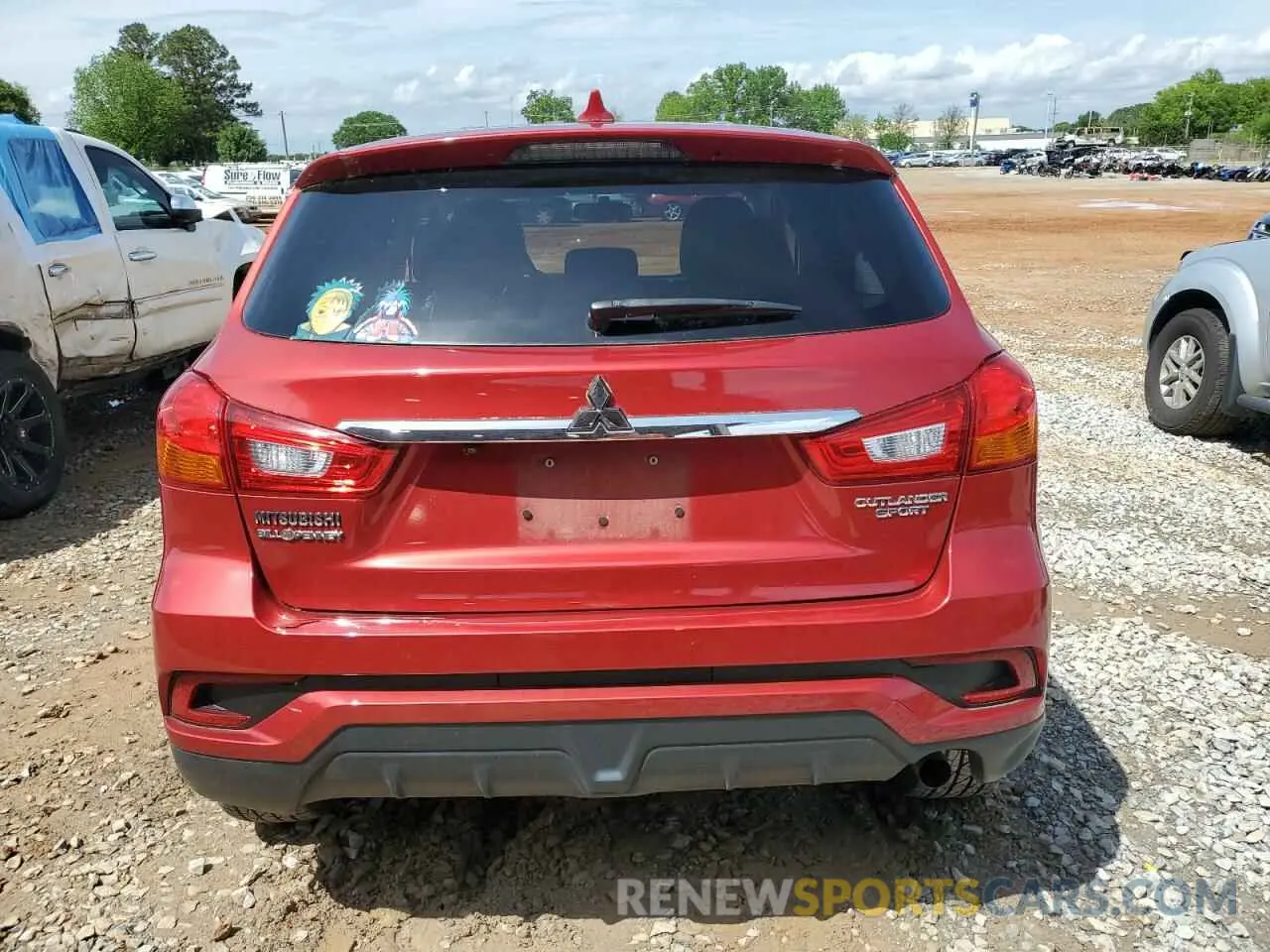 6 fotografías del automóvil dañado JA4AP3AU8KU021476 MITSUBISHI OUTLANDER 2019