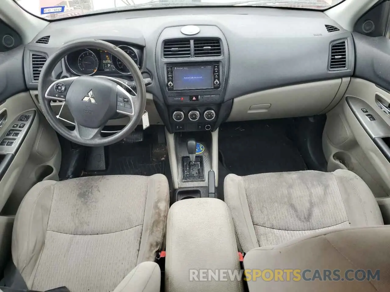 8 fotografías del automóvil dañado JA4AP3AU8KU035782 MITSUBISHI OUTLANDER 2019