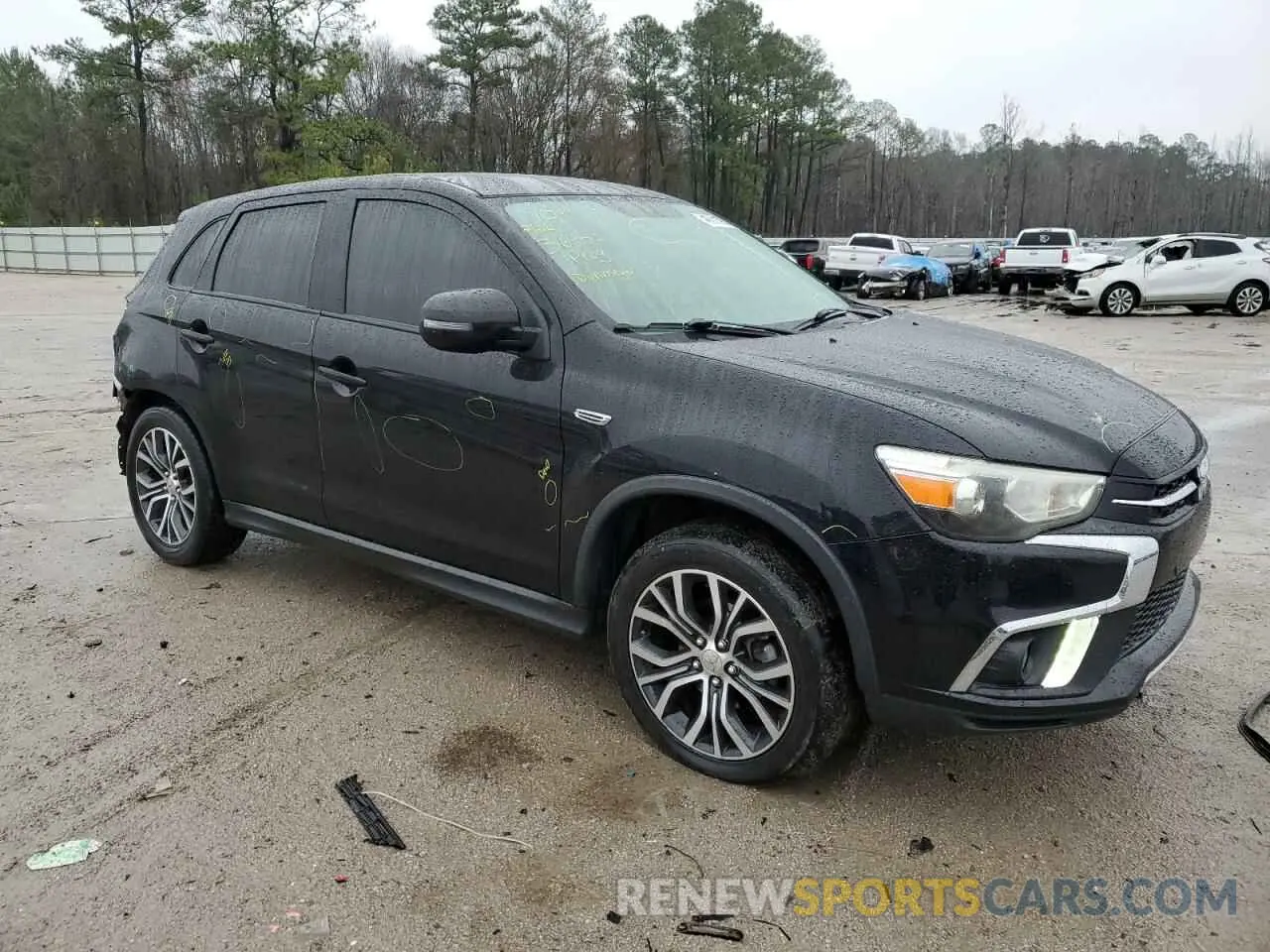 4 fotografías del automóvil dañado JA4AP4AU2KU013122 MITSUBISHI OUTLANDER 2019