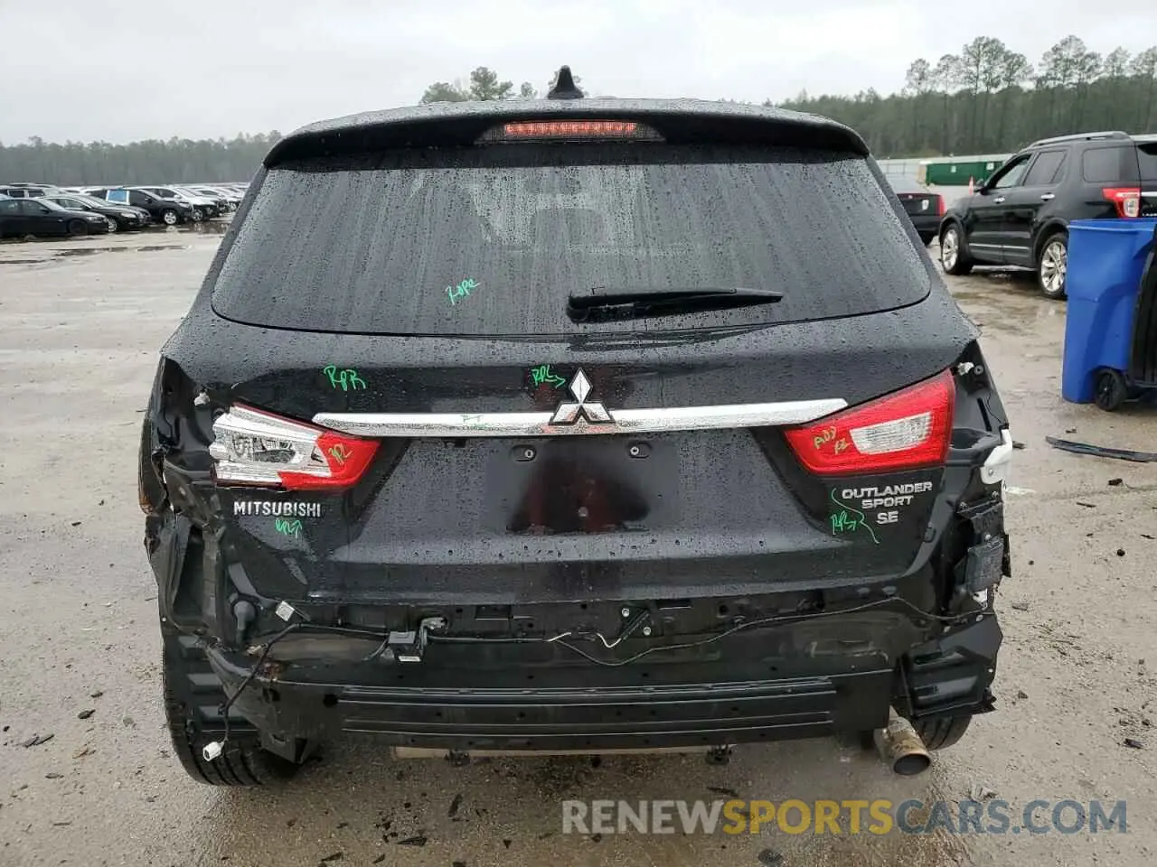 6 fotografías del automóvil dañado JA4AP4AU2KU013122 MITSUBISHI OUTLANDER 2019