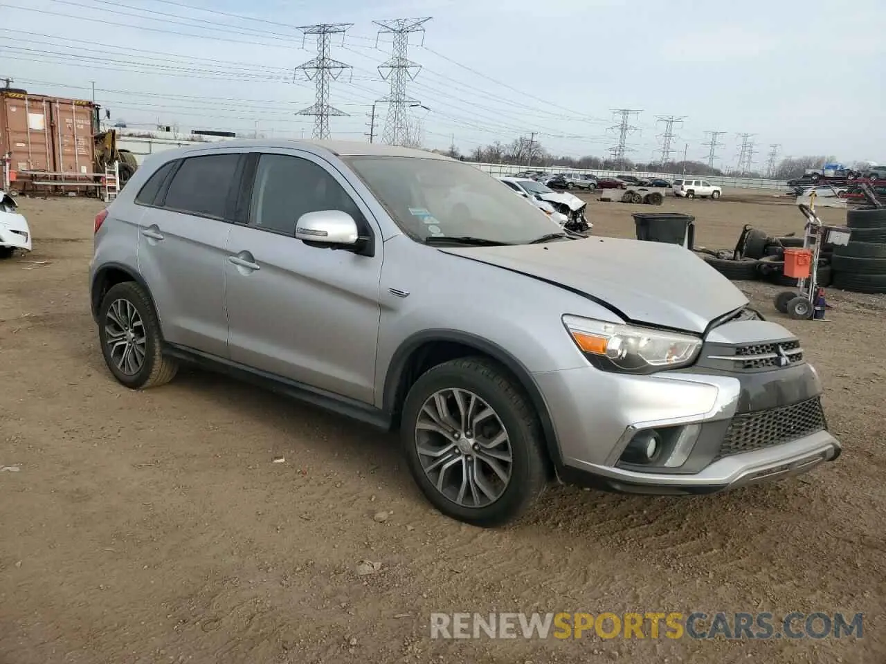 4 fotografías del automóvil dañado JA4AP4AU4KU012702 MITSUBISHI OUTLANDER 2019