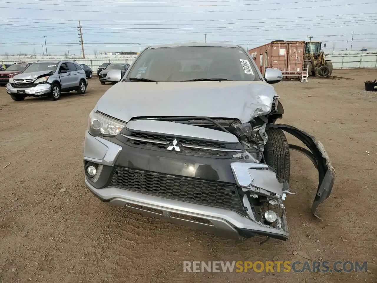 5 fotografías del automóvil dañado JA4AP4AU4KU012702 MITSUBISHI OUTLANDER 2019