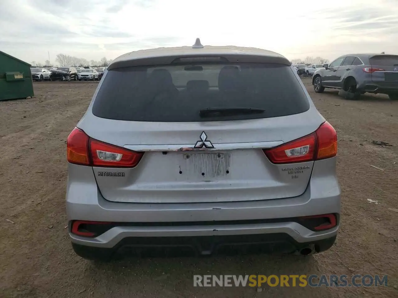 6 fotografías del automóvil dañado JA4AP4AU4KU012702 MITSUBISHI OUTLANDER 2019
