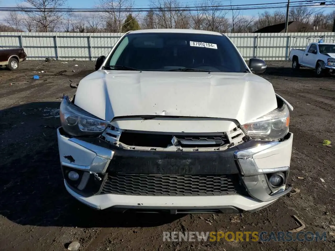 5 fotografías del automóvil dañado JA4AR3AU0KU031168 MITSUBISHI OUTLANDER 2019